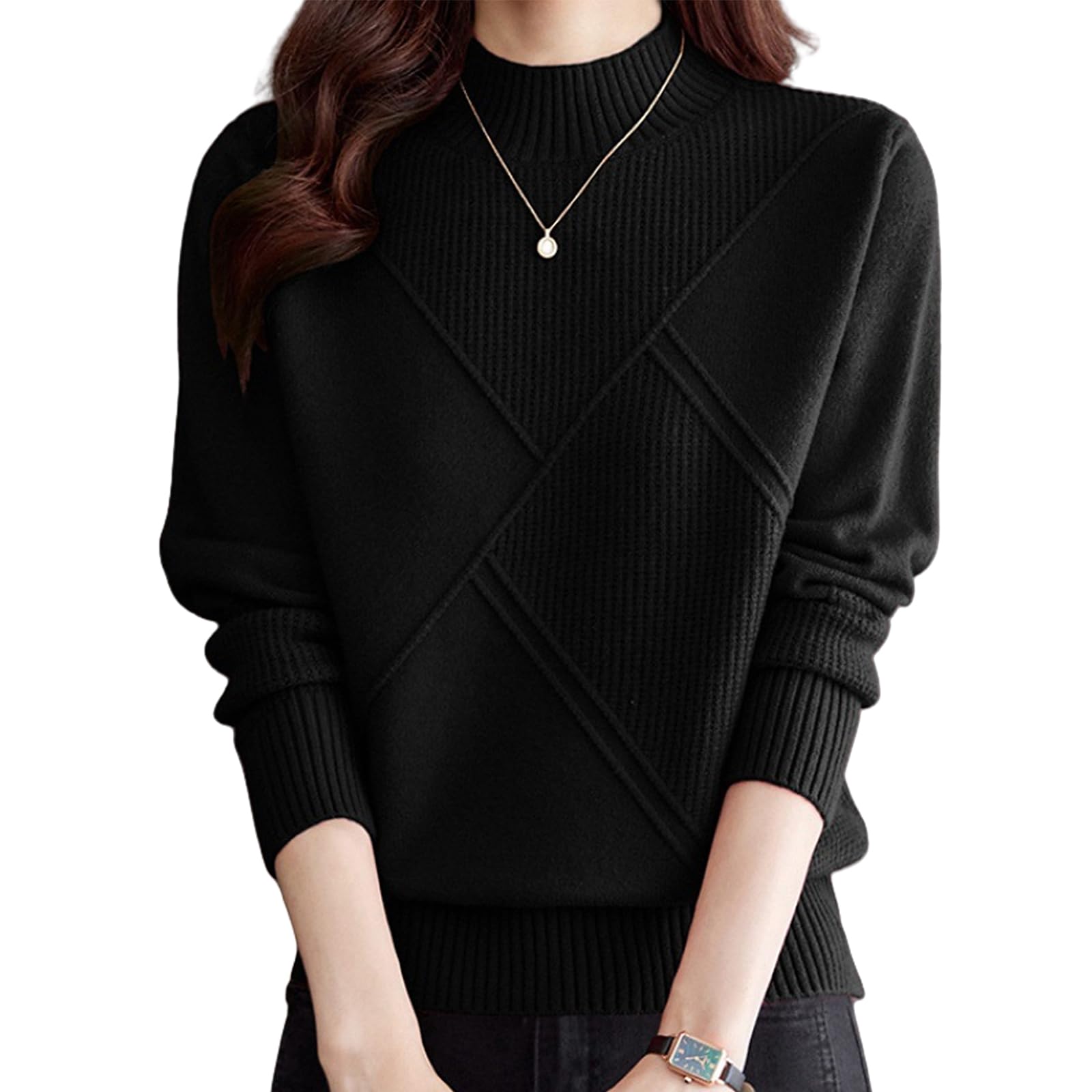 【送料無料】[TeMibery Lyric] トレーナー レディース 長袖 ニット 可愛い スウェット クルーネッ カジ..