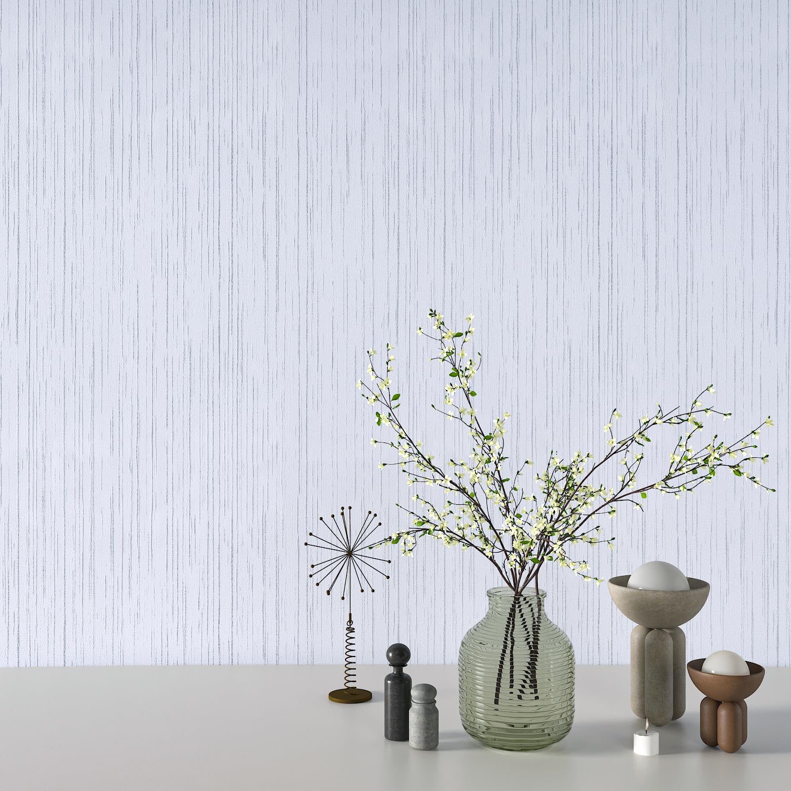 【送料無料】CHIHUT ウォールステッカー 壁紙 リメイクシート 幅30cmx長さ2.6m ホワイト リンネル調 つぶつぶ感 ふすま紙 カッティングシート 防油/防汚/防水 張り替え 簡単貼り直し 剥がせる壁紙 補修 模様替え のり付き インテリア 部 色：ホワイト、サイズ：30x260cm