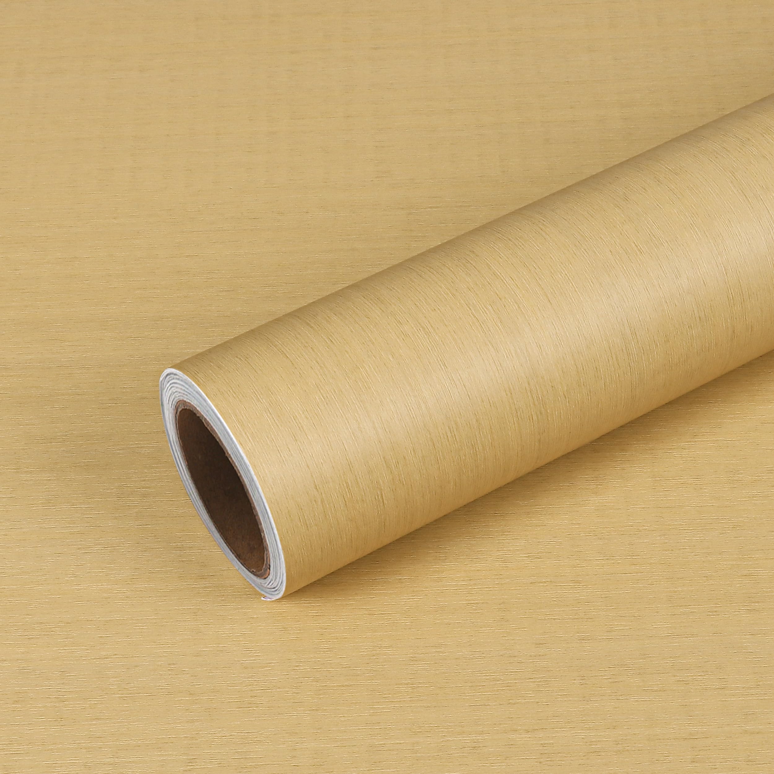 【送料無料】VEELIKE 壁紙シール リメイクシート カッティングシート 木目 3m 9m 色：イエロー、サイズ：長さ9mx幅0.4m