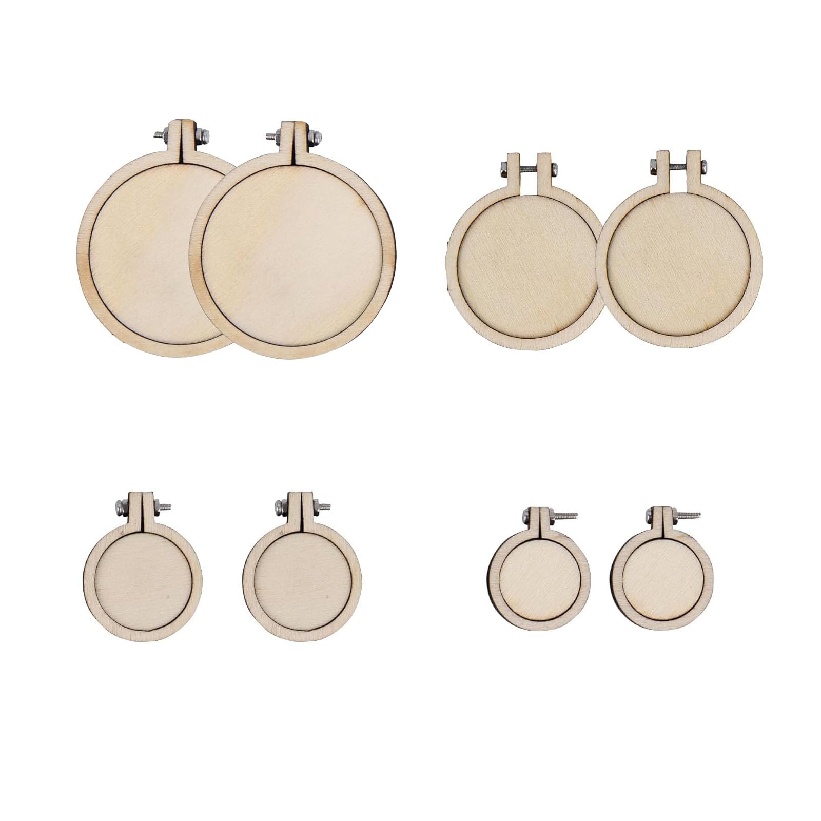 【送料無料】サムコス 刺繍枠 刺繍糸 刺繍針 刺繍用布 完全セット 色：8個入