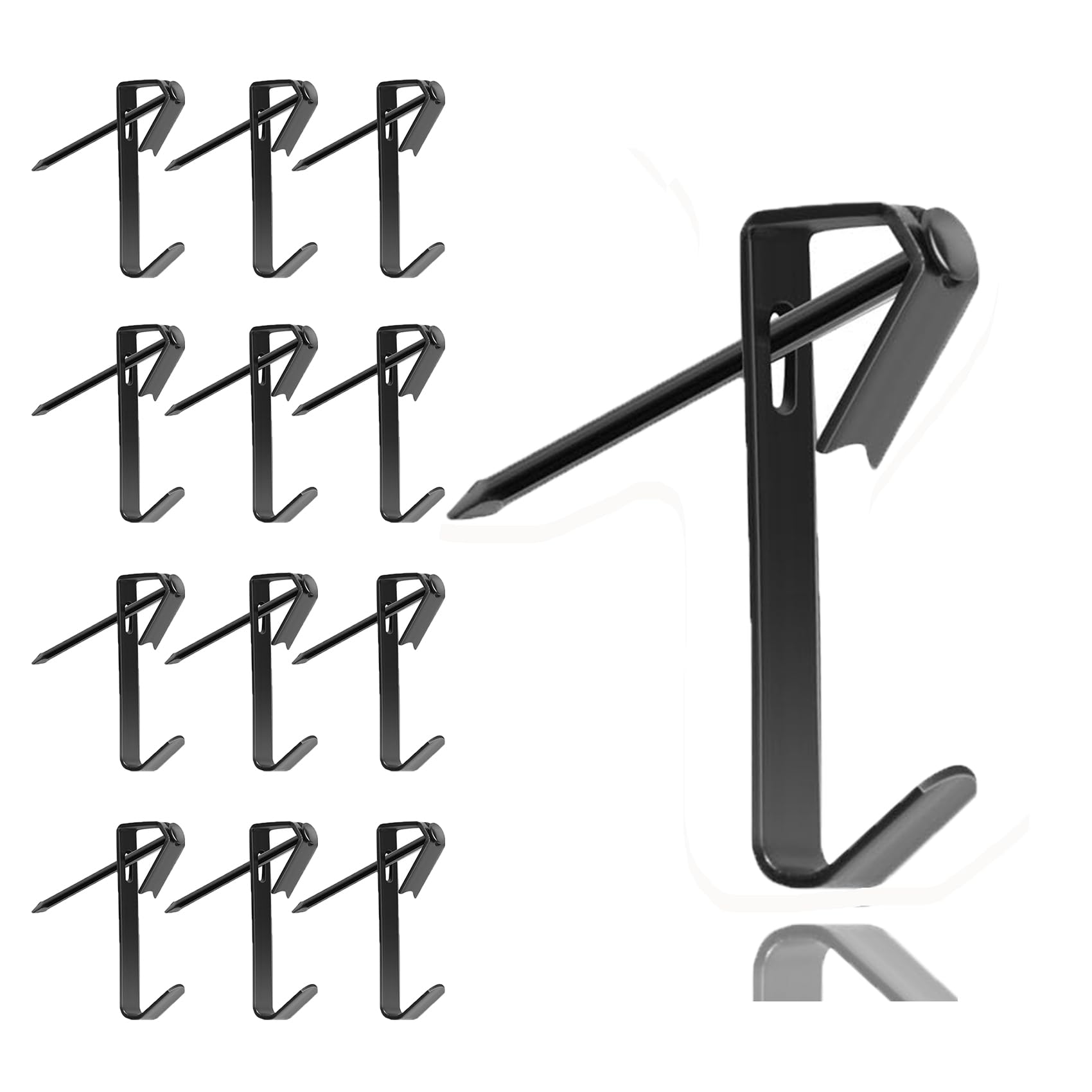 【送料無料】画鋲 フック 石膏ボード用 壁 フック 石膏ボード用 壁 ピン ピンフック 黒 目立たない 跡が残らない 壁 傷つけない 石膏ボード フック 額縁 ...