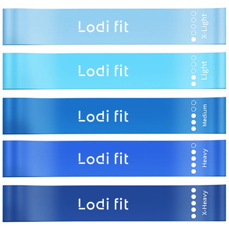 【送料無料】[Lodi fit ] トレーニングチューブ エクササイズバンド 5本セット 筋トレ チューブ ゴムチ..