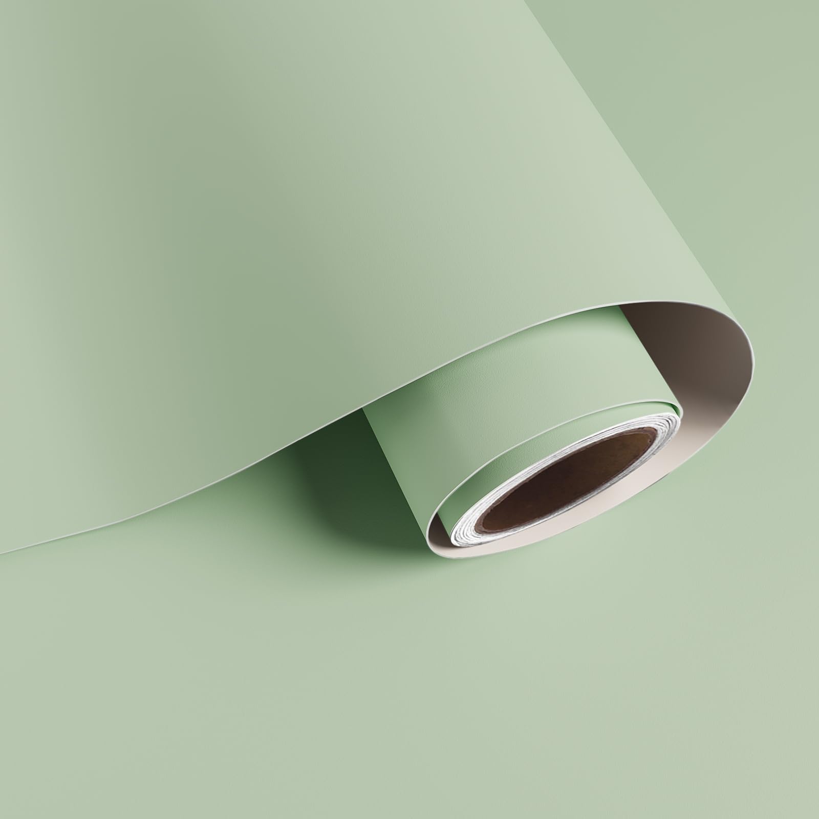 【送料無料】VaryPaper リメイクシート 壁紙シール 無地 ミントグリーン 40x200cm カッティングシート ..