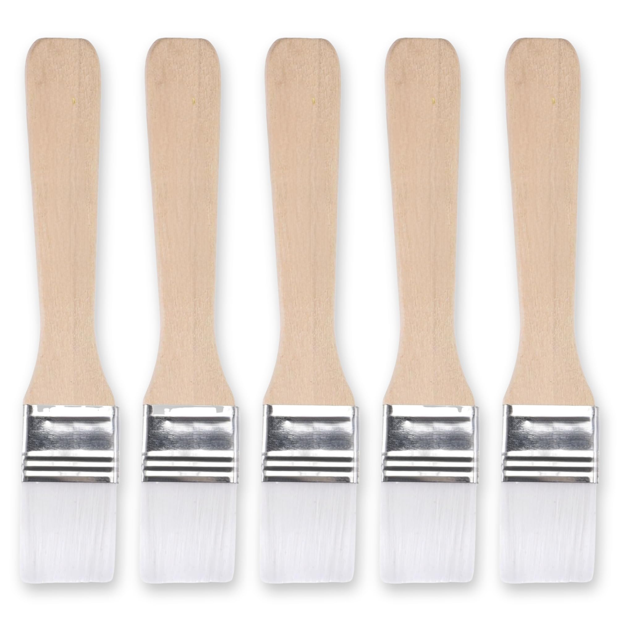 【送料無料】5本入 ペイントブラシ 塗装ブラシ ソフトナイロン剛毛 多用途刷毛 ペイント刷毛 水性 油性..