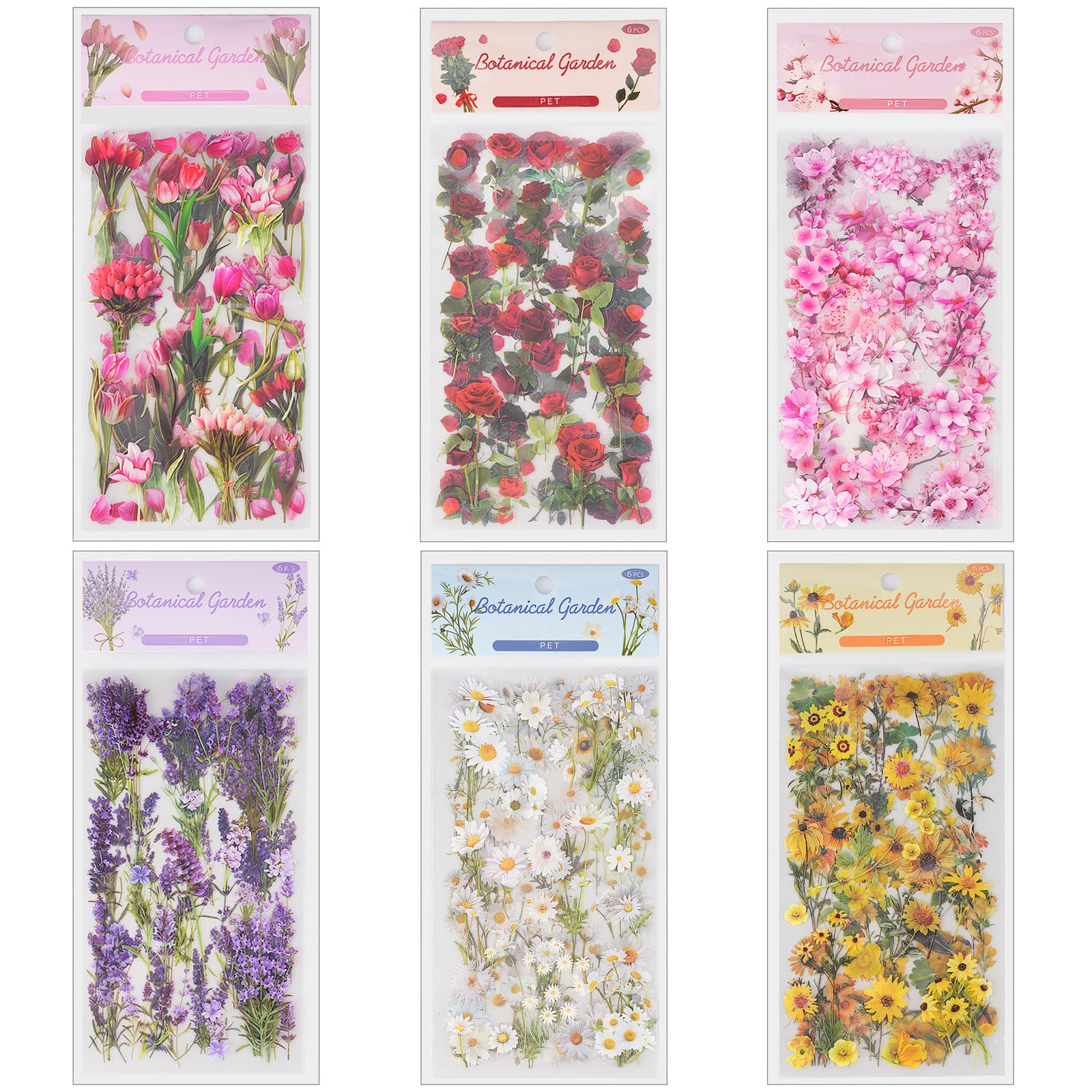 【送料無料】Chisafly シール コラージュ 素材 フレーク 大容量 180枚 詰め合わせ ステッカー 防水 PET..