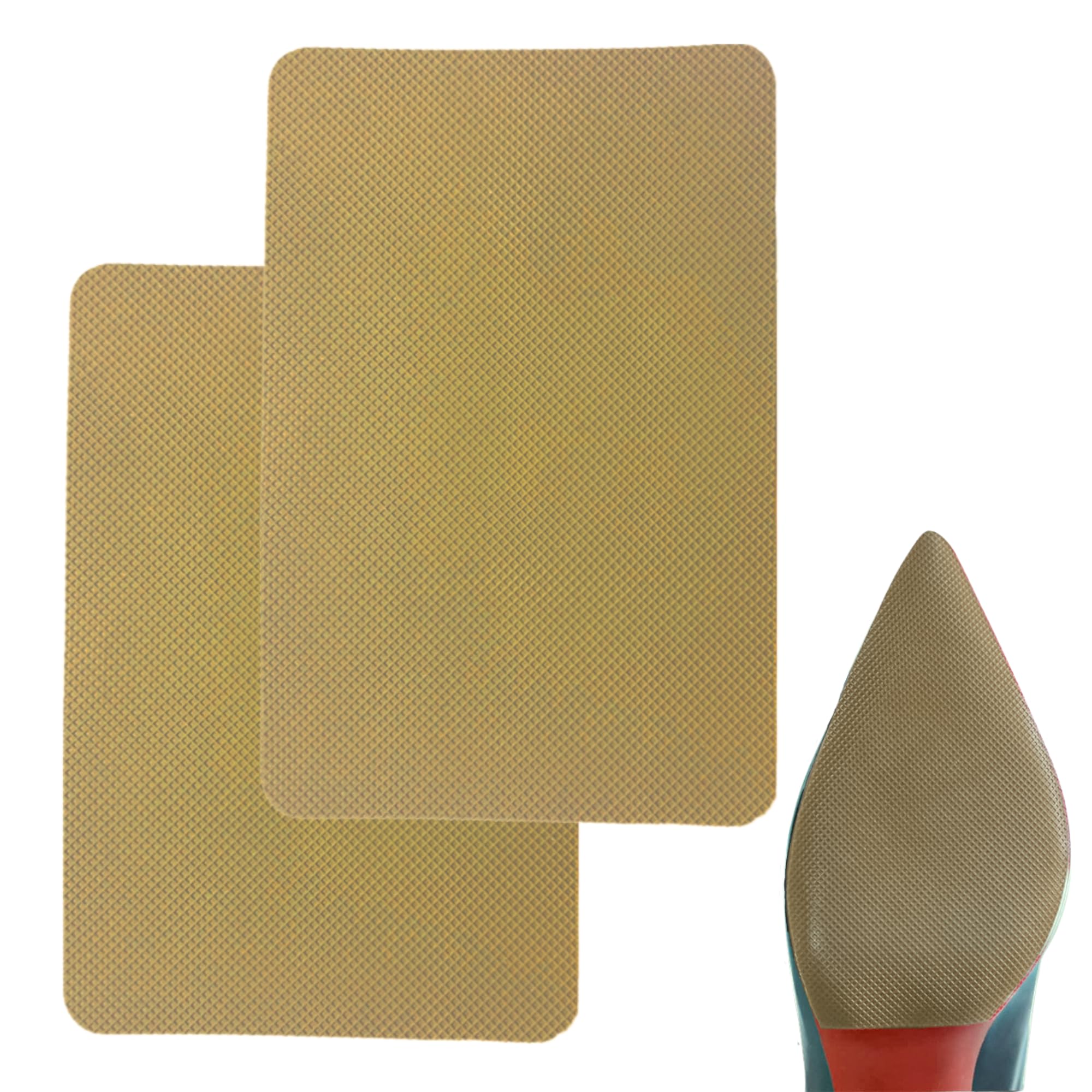 【送料無料】[ozgram] 滑り止めシート 10×15cm 靴底修理 滑り止め 耐摩耗 ゴムシート シューケア 補修..