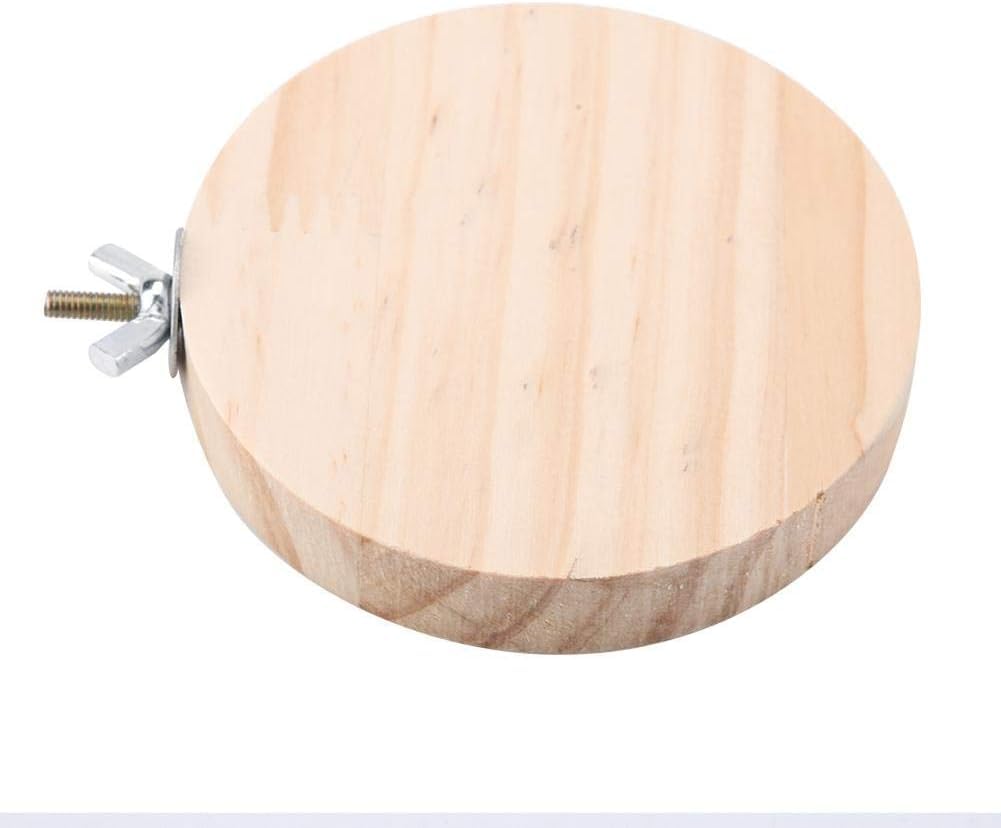 【送料無料】インコ用ジャンプ台 無垢材プラットフォーム 牡丹 オカメインコ 虎皮 スタンディングボー..