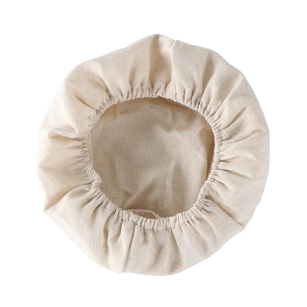 【送料無料】発酵布 発酵バスケット布カバー 綿と麻の裏地付き籐布カバー パンバスケット布布バッグ キ..