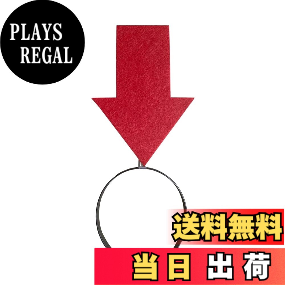 【送料無料】[TTETNLY] 矢印ヘッドバンドクリエイティブ面白い紛失防止矢印ヘッドバンドロールプレイングヘッドドレス射撃小道具 色：赤色矢印