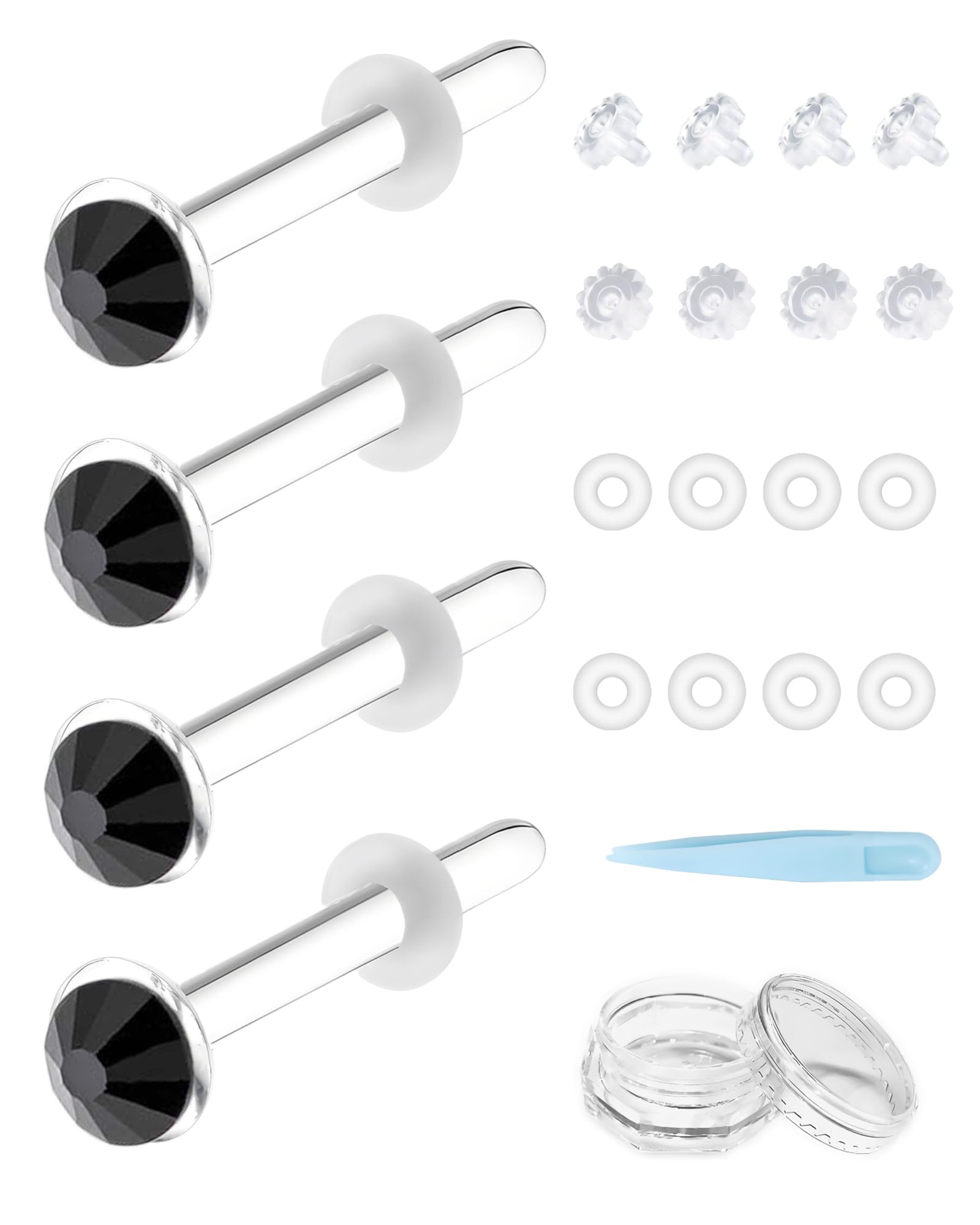 ̵[Tiszink] 饹ԥ Ʃ 륳˥4ܥԥ+16ĥå۶饹 ǥ 14G 18G 20G  ܥǥ Ĥ...