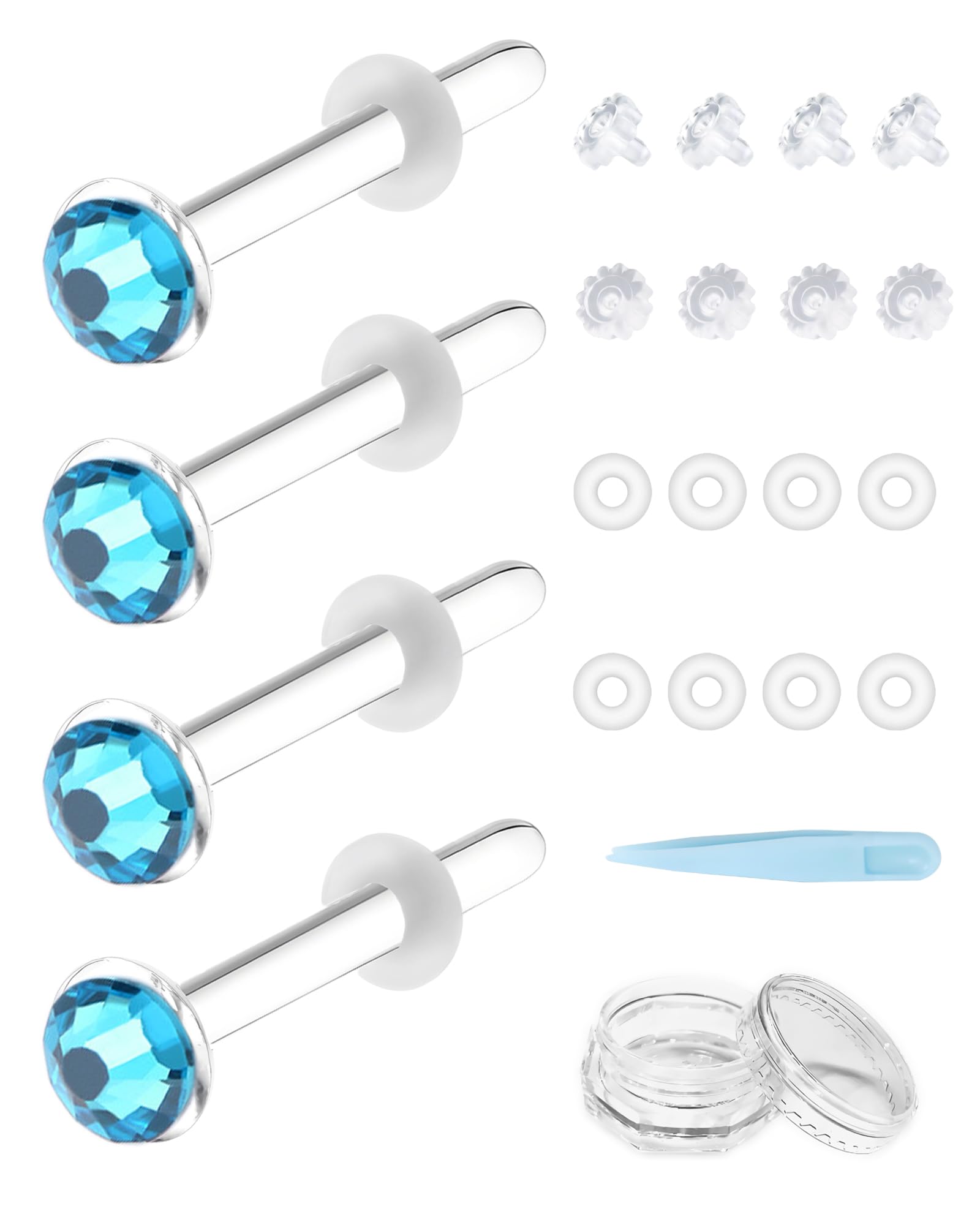 ̵[Tiszink] 饹ԥ Ʃ 륳˥4ܥԥ+16ĥå۶饹 ǥ 14G 18G 20G  ܥǥ Ĥ...