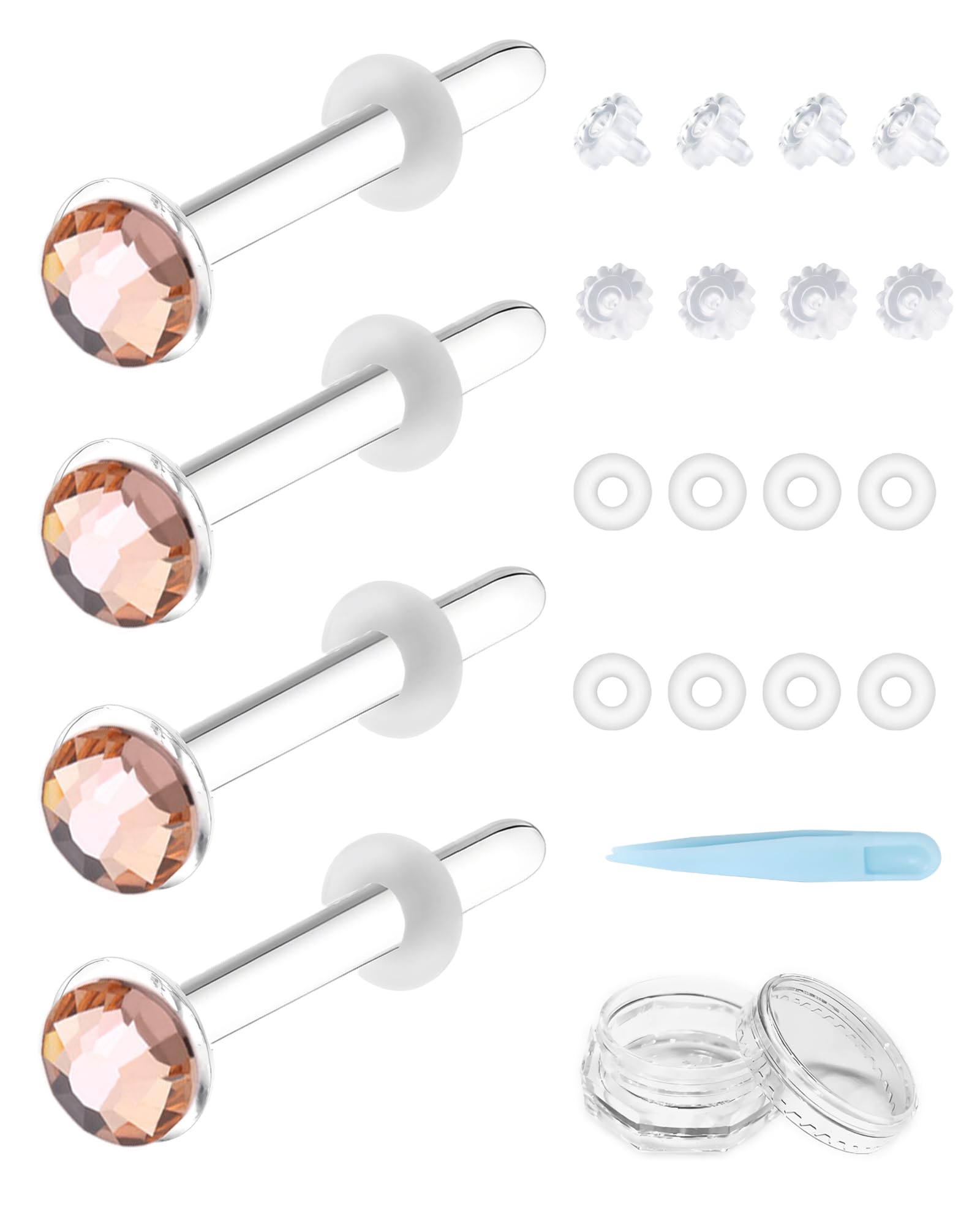 ̵[Tiszink] 饹ԥ Ʃ 륳˥4ܥԥ+16ĥå۶饹 ǥ 14G 18G 20G  ܥǥ Ĥ...