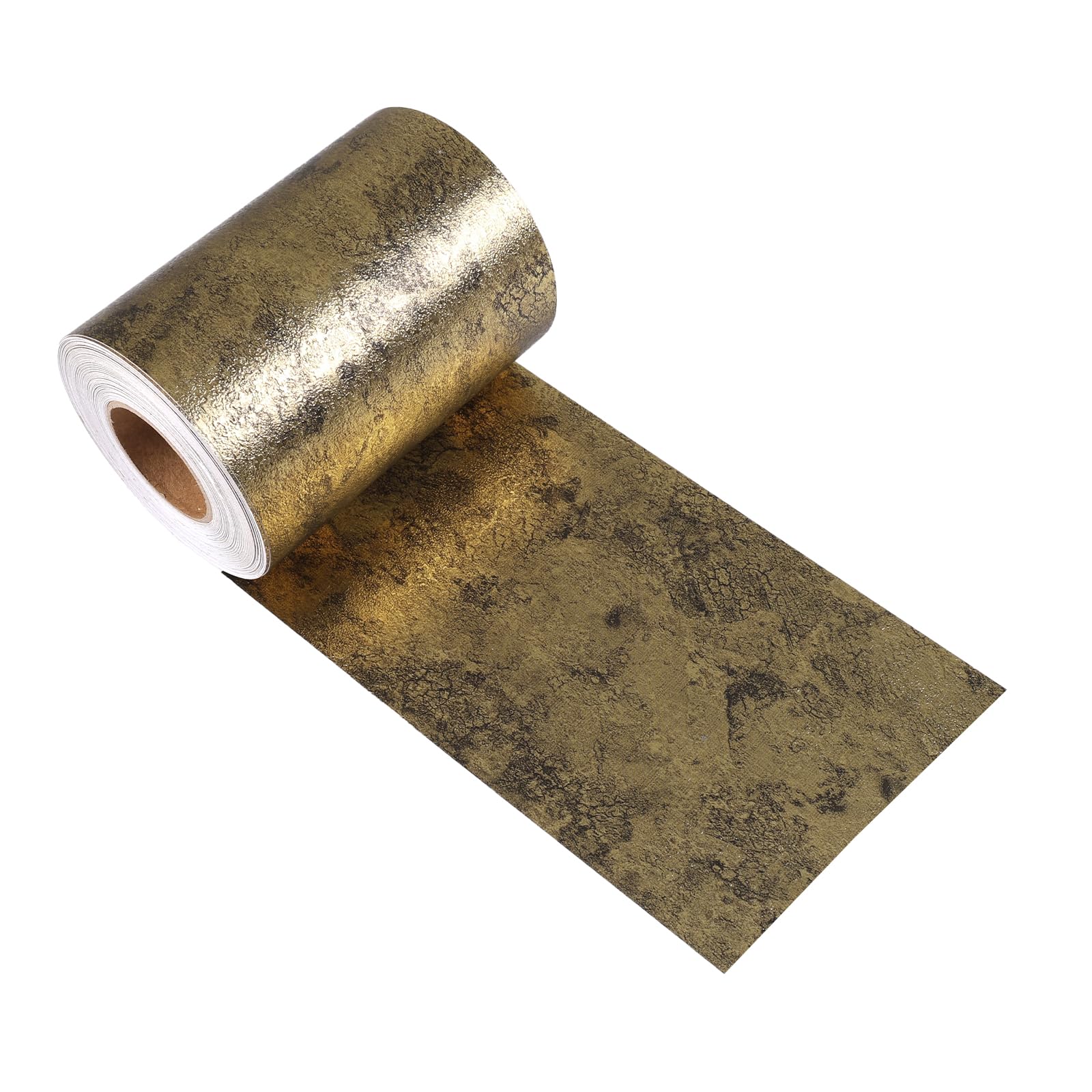 【送料無料】VEELIKE 金箔質感 マスキングテープ 壁紙 幅広 10cm×10m キックプレート用 ますかーテープ ステンレステープ ドア枠 窓枠リメイクシ...