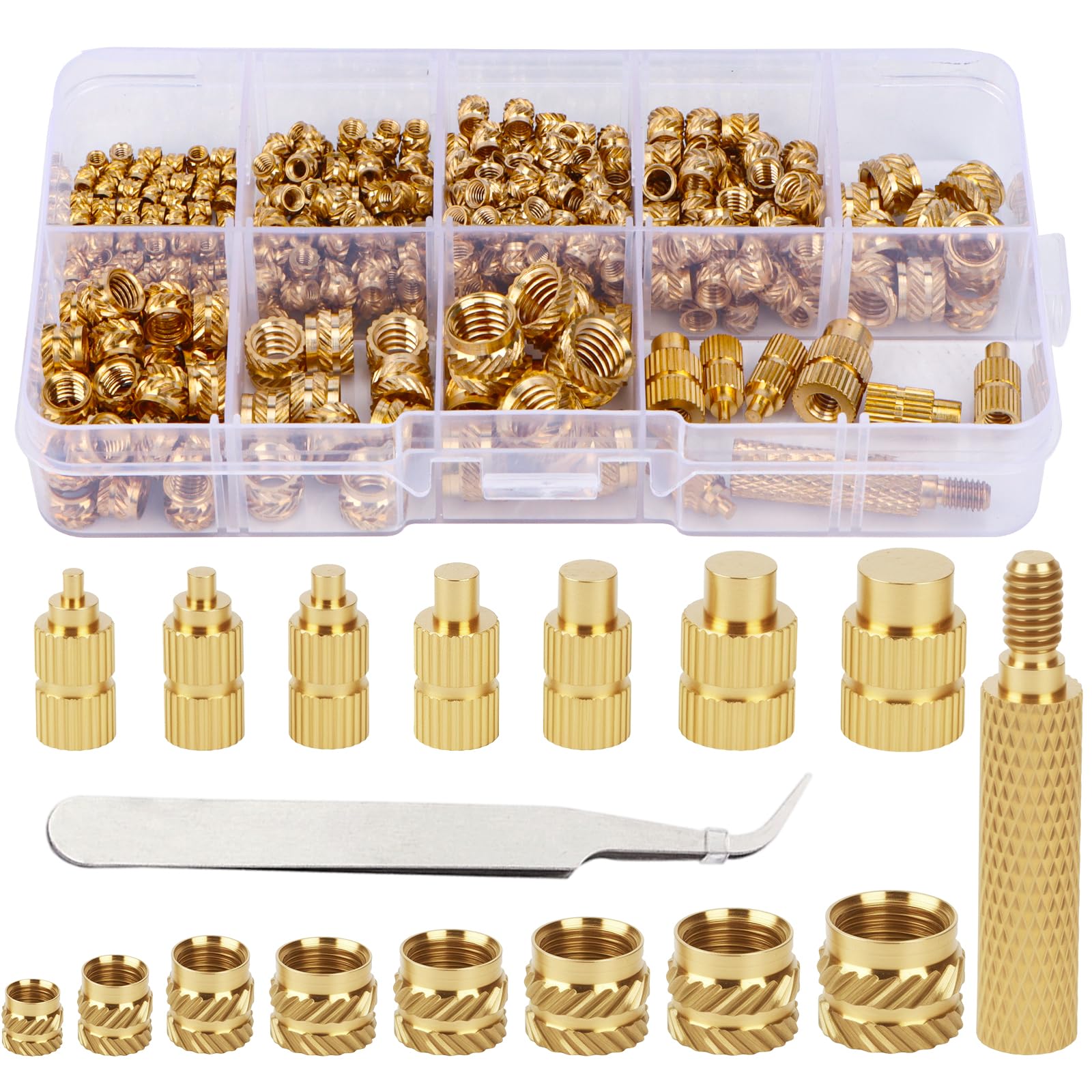 【送料無料】AOBOPLE はんだごて セット スレッドインサート付き 温度表示 半田ごて 温度調節可 色:389個