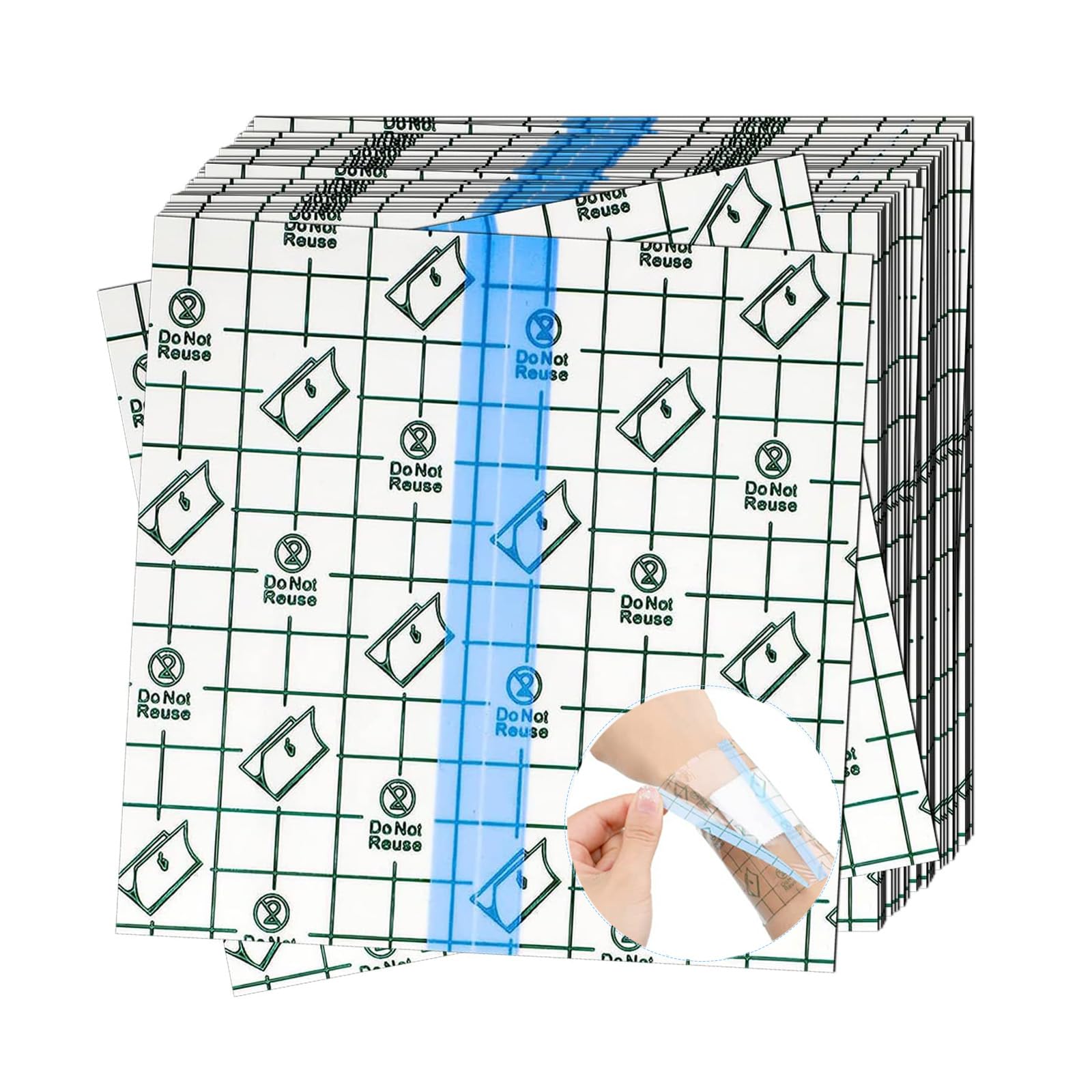 【送料無料】防水フィルムロール フィルムドレッシング 透明絆創膏 大きめサイズ 防水 テープ キズに保..