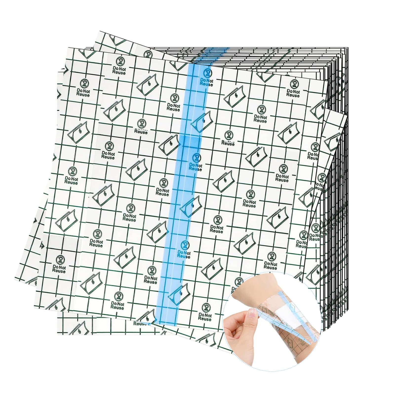 【送料無料】防水フィルムロール フィルムドレッシング 透明絆創膏 大きめサイズ 防水 テープ キズに保..