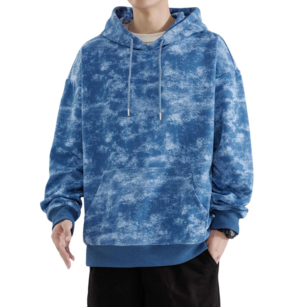 【送料無料】[Inkpoo] パーカー メンズ 秋服 長袖 フーディー ポケット付き シルエット 大きいサイズ ..