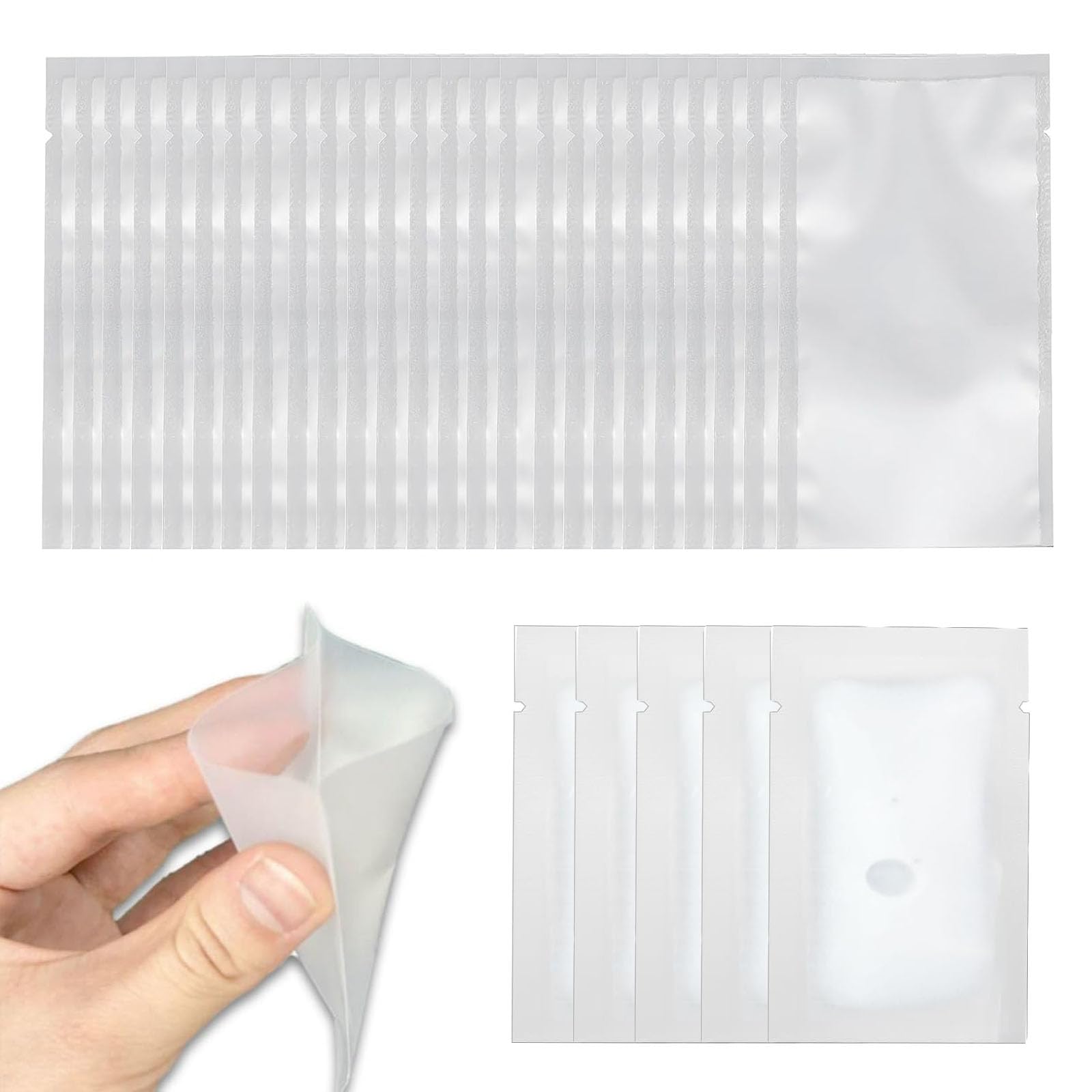 【送料無料】サムコス パウチ容器 100個セット 10ml 漏れ防止設計 熱圧着密封 旅行用詰め替えパウチ 化..