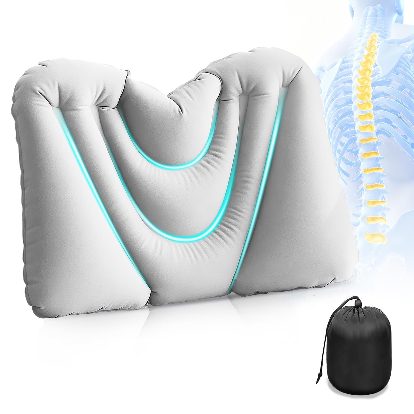 【送料無料】Sopmco 腰痛 クッション【柔道整復師推奨腰痛改善】腰枕 腰まくら 飛行機 旅行 便利グッズ..
