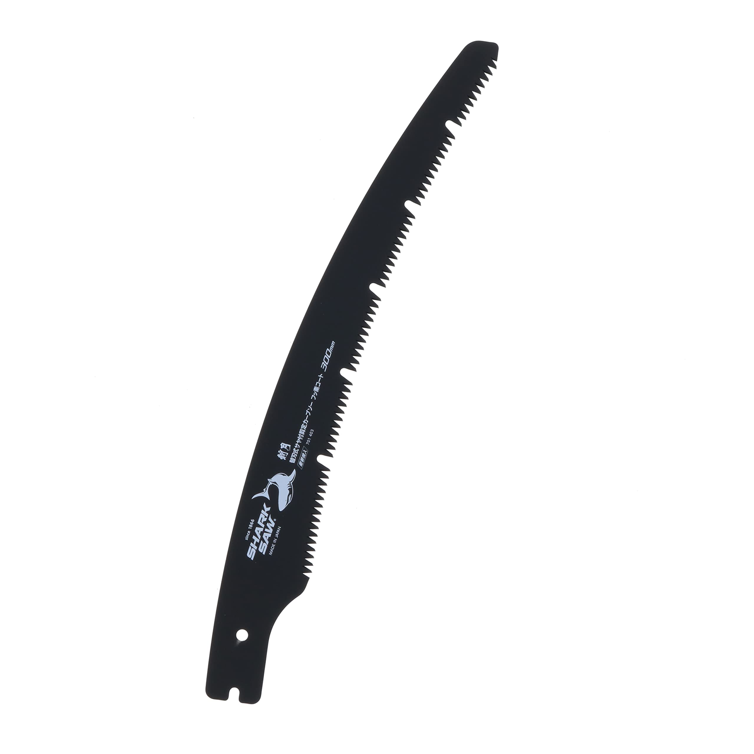 【送料無料】高儀 シャークソー 斬月 サヤ付剪定カーブソー 色:ブラック、サイズ:300mm