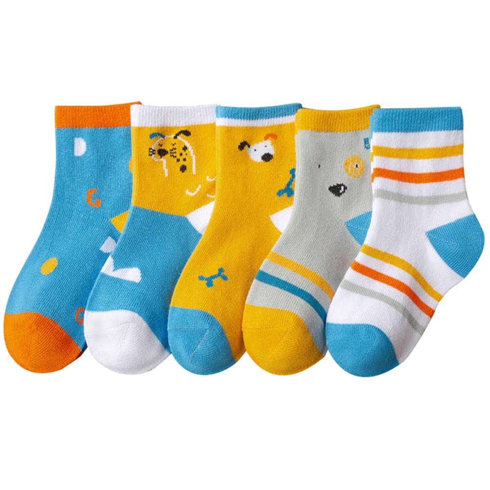 【送料無料】[eigenn] キッズ　靴下 ソックス 男の子 ボーイズ 5足セット 女の子 子供用靴下 スポーツ ..