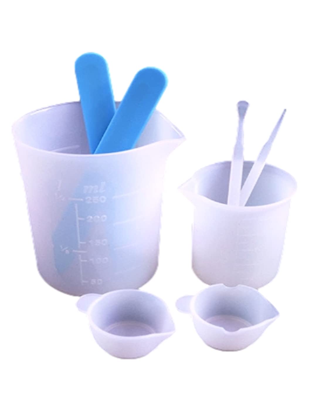 【送料無料】S.fields.inc レジン道具セット 計量カップ モールド シリコン 調色パレット 8点セット 色..