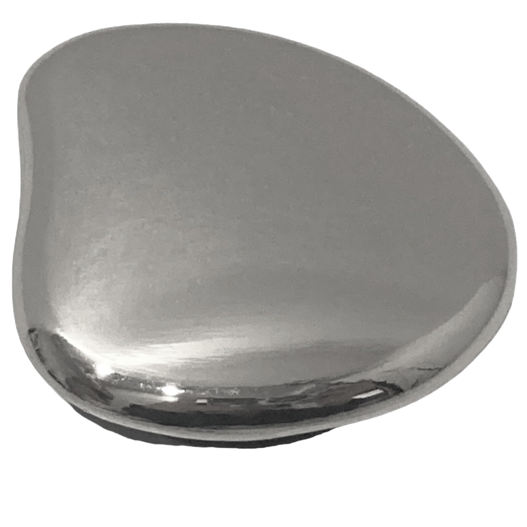 【送料無料】ウェーブ ミラー 折りたたみスマホグリップ ソケッツ マイクロファイバークロス付 韓国 スマホリング リング スタンド グリップトック iphone リング スマホ 落下防止 携帯リング グリップ ビーンズ かわいい 色：シルバー