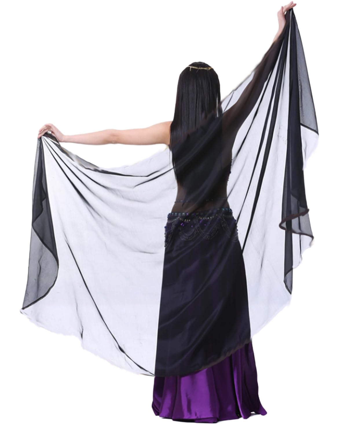 【送料無料】[S.fields.inc] シルクベール ベリーダンス フェイクシルク ポリエステル ダンス衣装 単色..