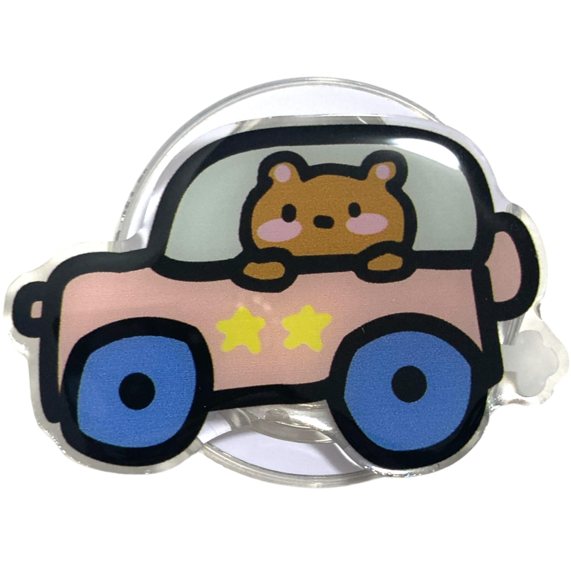 【送料無料】キャラクター イラスト スマホグリップ 磁力吸着 マグネット 韓国 グリップトック モチー..