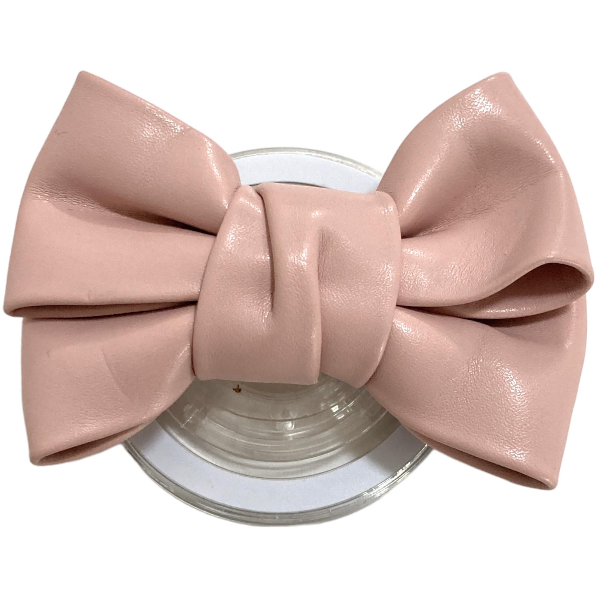 【送料無料】GrandslamEX 互換品 ぷっくりリボン レザー 磁力吸着 マグネット 折りたたみスマホグリッ..