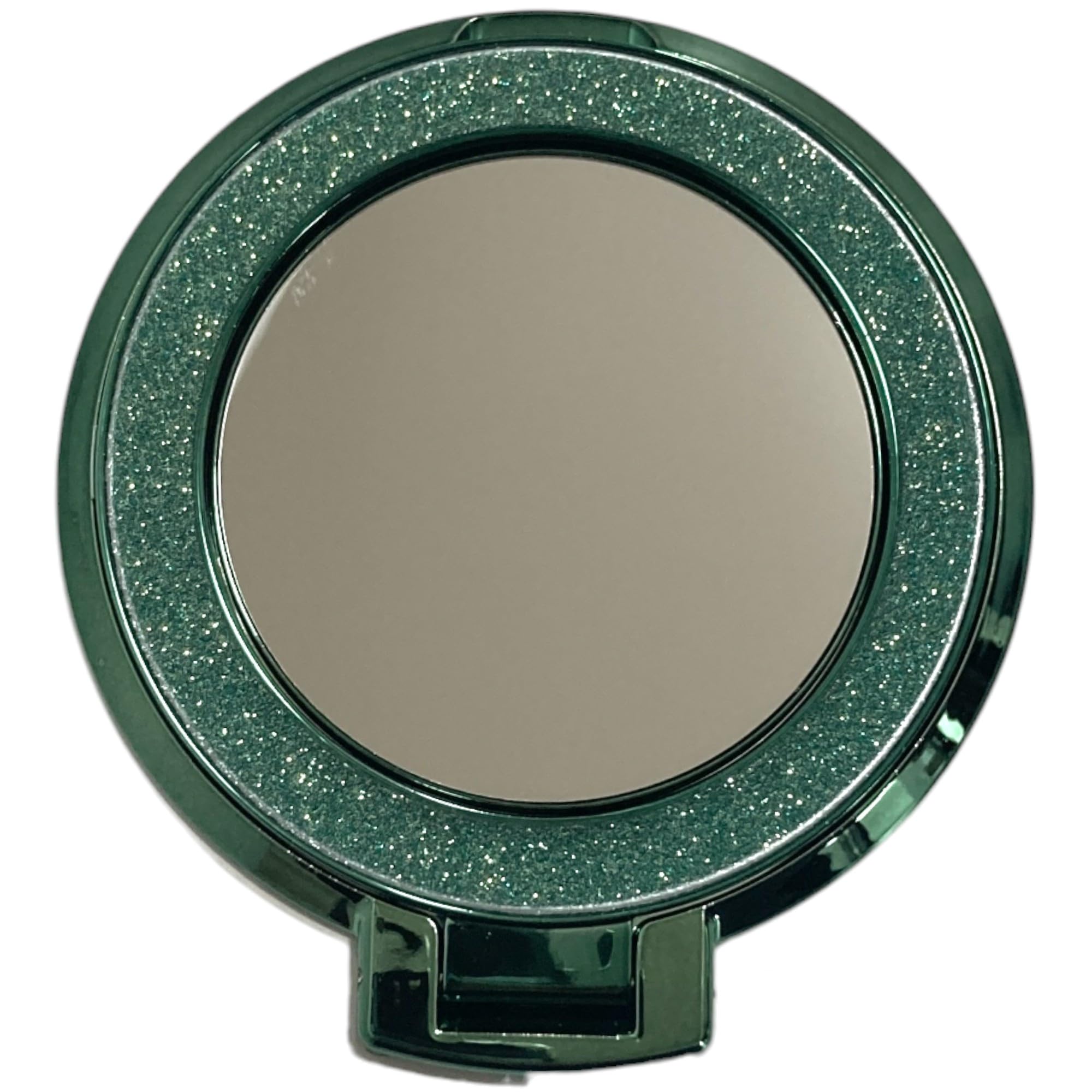 【送料無料】ラメ ミラー スマホリング 粘着式 バンカーリング マグネット 落下防止 携帯リング 縦 横 スマホスタンド 機能 角度調整可能 コンパクト オシャレiPhone/Android 各種他対応 色：グリーン