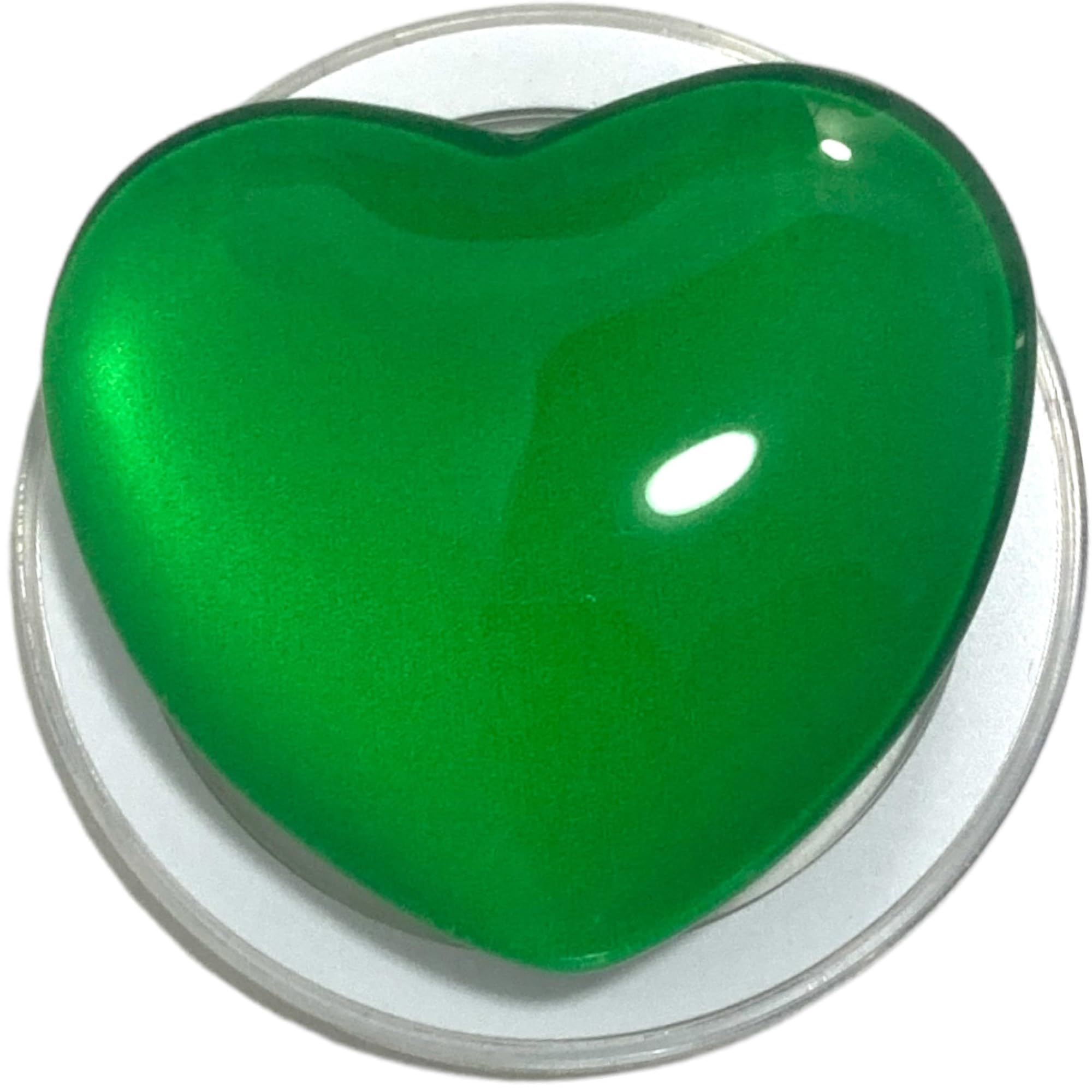 【送料無料】ぷっくりハート MagSafe対応 磁力吸着 マグネット 粘着式 両面テープ折りたたみスマホグリップ ソケッツ 韓国 スマホリング リング スタンド グリップトック バンカーリング スマホ 落下防止 携帯リング グリ 色：ダークグリーン・マグネット、サイズ：FREE