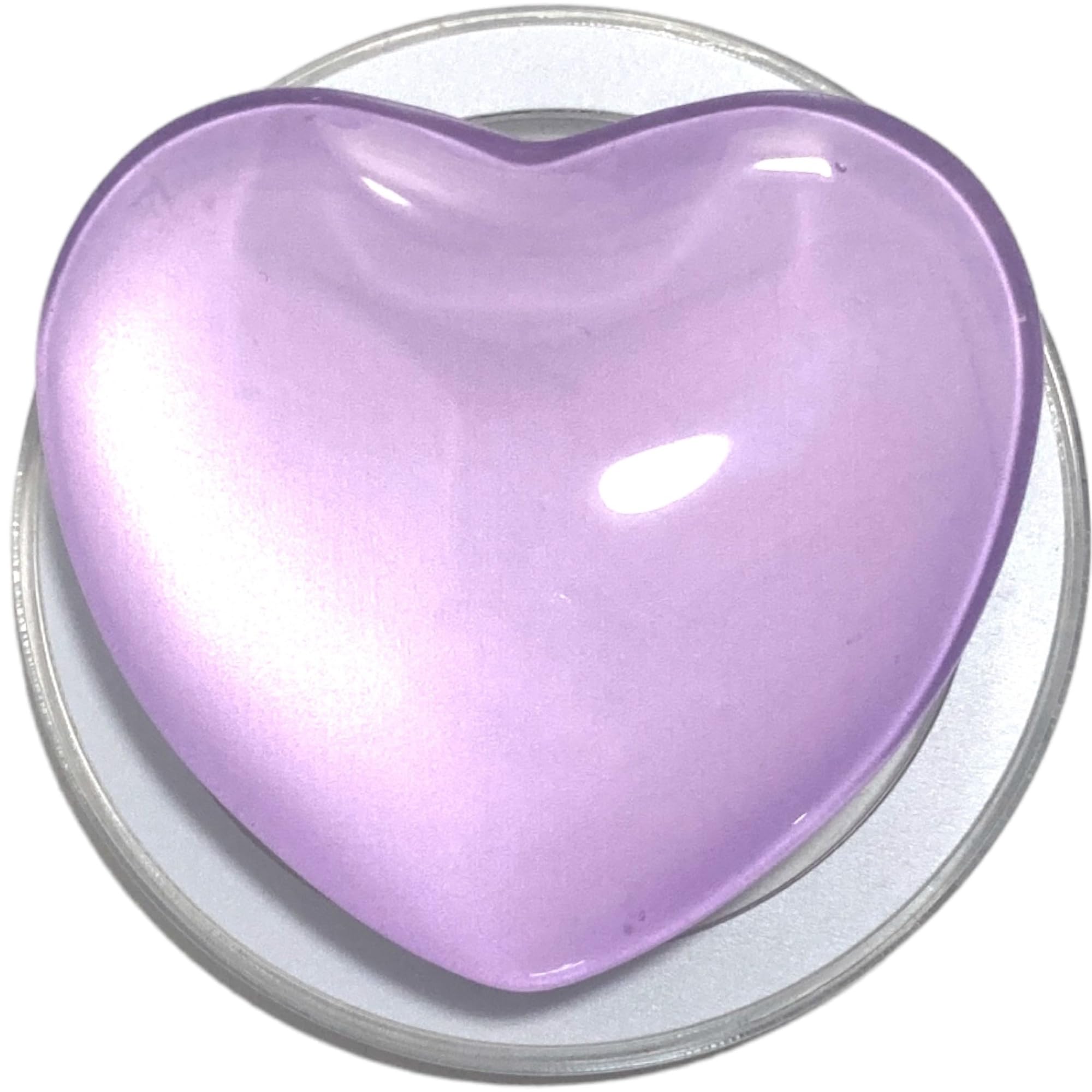 【送料無料】ぷっくりハート MagSafe対応 磁力吸着 マグネット 粘着式 両面テープ折りたたみスマホグリップ ソケッツ 韓国 スマホリング リング スタンド グリップトック バンカーリング スマホ 落下防止 携帯リング グリップ 色：ラベンダー・マグネット、サイズ：FREE