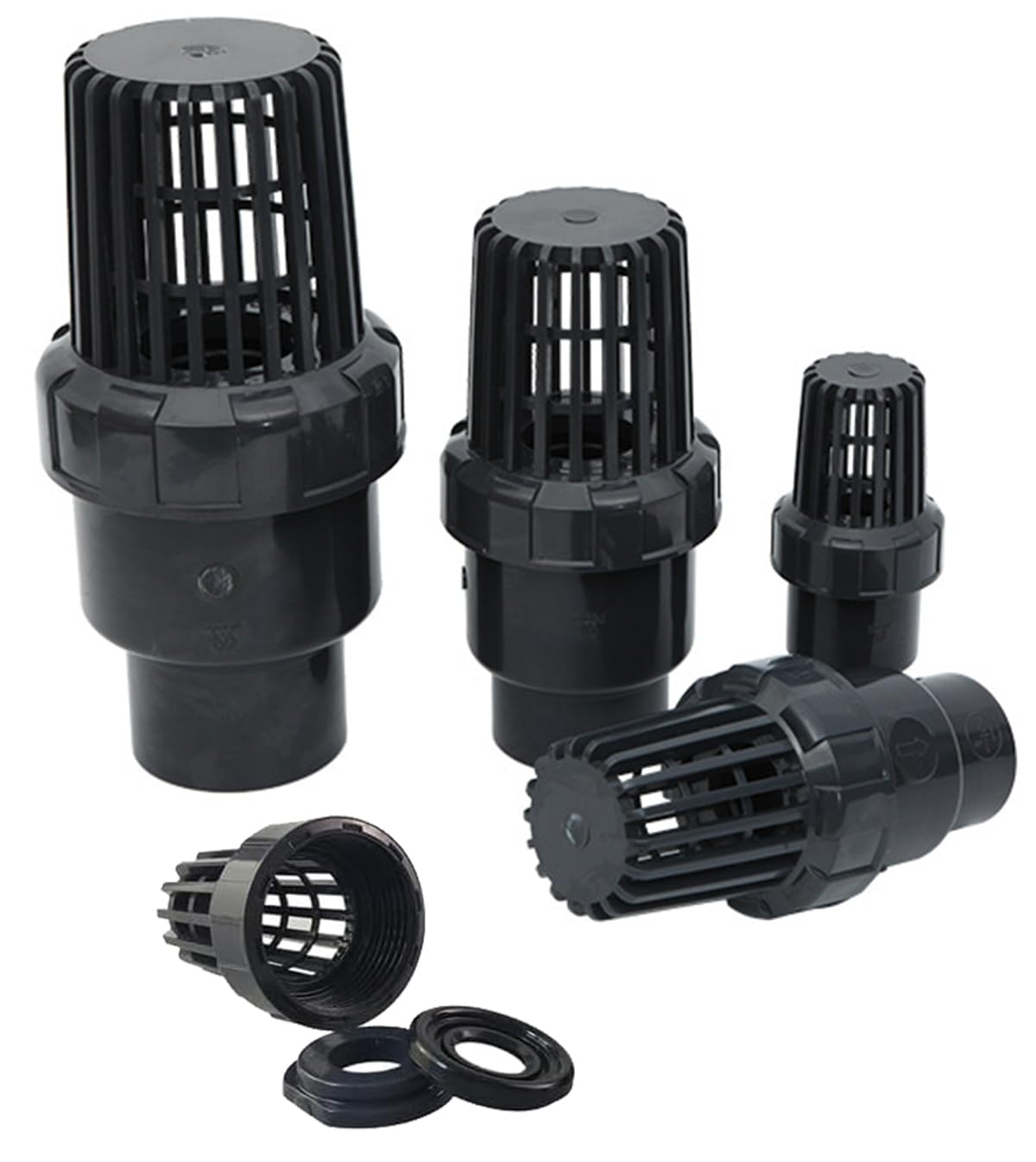 【送料無料】ボールフートバルブ フート弁 逆流防止フート弁 ソケット式フート弁 ストレーナ 塩ビ管接..