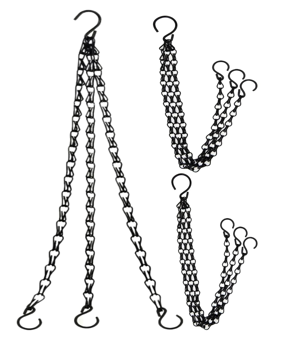 【送料無料】S.fields.inc プランターチェーン 吊り下げS字フック 3本セット 吊り鉢 ハンギングバスケ..