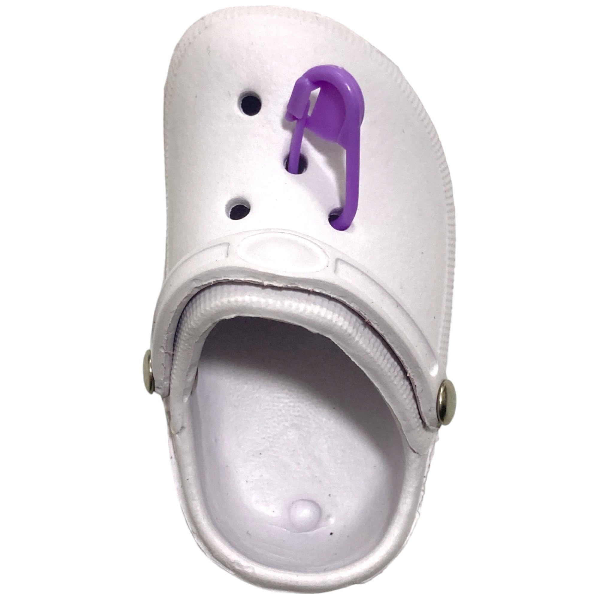 【送料無料】サンダル クロックス型 EVAサンダル ミニチュア 折りたたみスマホグリップ 韓国 スマホリング リング スタンド グリップトック バンカーリング スマホ 落下防止 携帯リング グリップ カスタム 色：ホワイト・両面テープ、サイズ：FREE