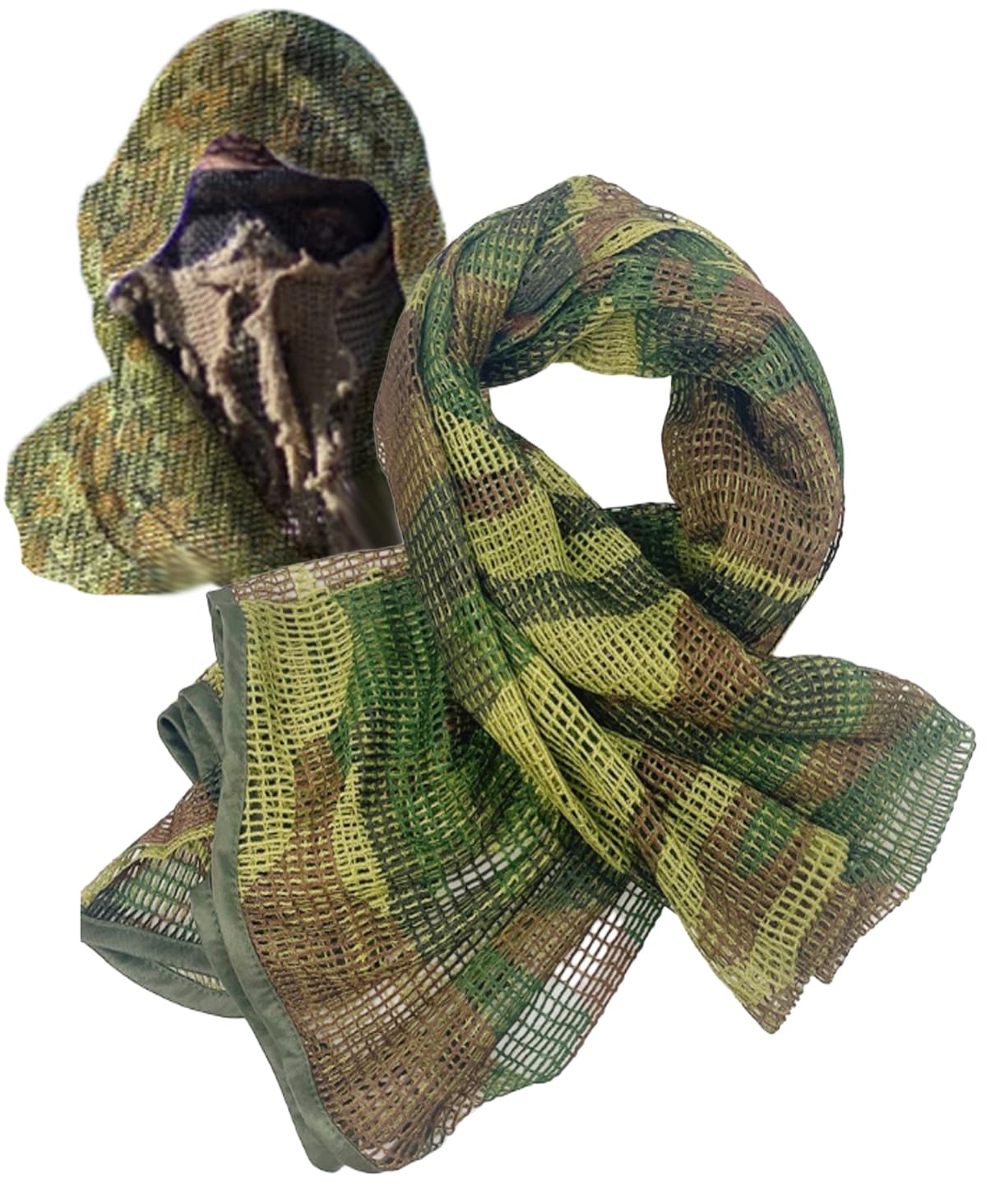 楽天PLAYS REGAL【送料無料】[S.fields.inc] スナイパーベール サバゲー ミリタリー 迷彩 メッシュ サバイバルゲーム用フェイスマスク 色：グリーン