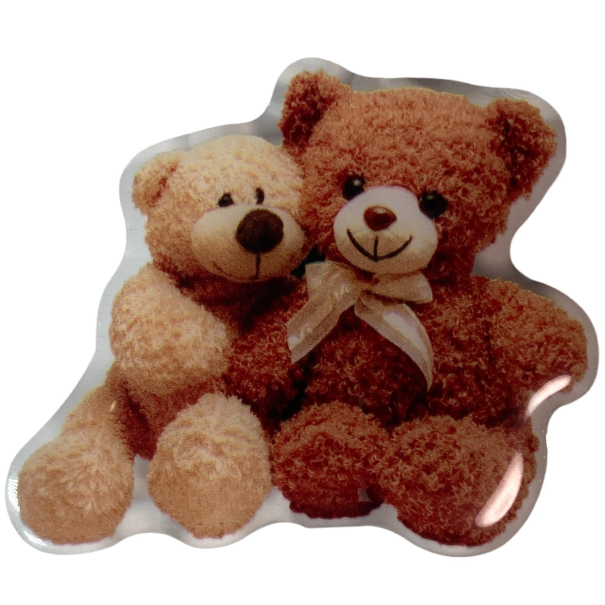 【送料無料】くま ベア ぬいぐるみ 両面テープ 粘着式 折りたたみスマホグリップ ソケッツ 韓国 スマホ..