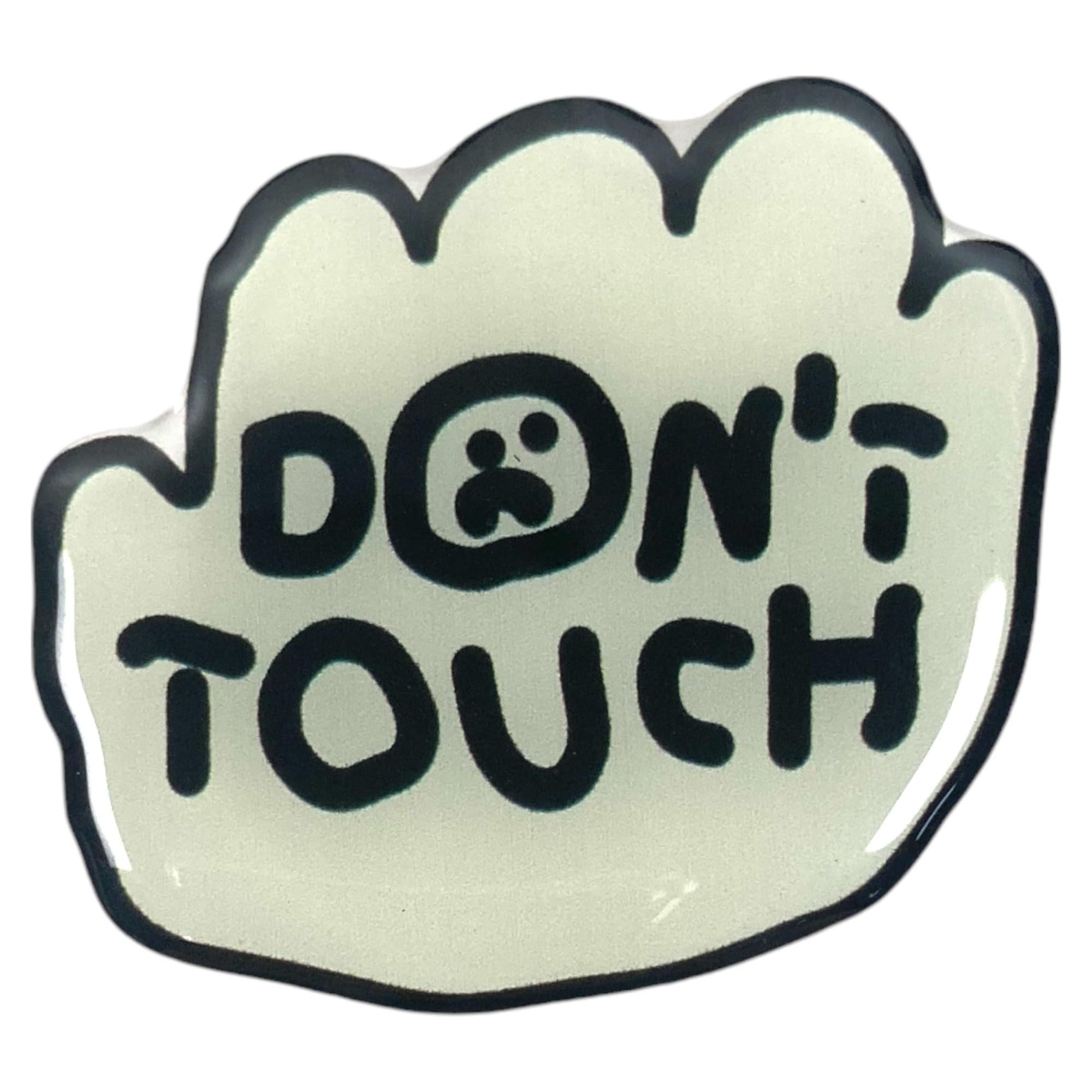 【送料無料】キャラクター イラスト スマホグリップ 吸着式 両面テープ 韓国 グリップトック モチーフ おもしろ カラフル かわいい スマホスタンド GRIPTOK 落下防止 カスタム ペア ユニーク 色：don't touch