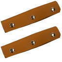 【送料無料】ハンドルカバー 革 2枚セット バッグ持ち手 カバー 滑り止めグリップ付き トートバッグ用 メンズ レディース フリーサイズ 3点スナップ PUレザ...