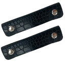 【送料無料】ハンドルカバー クロコダイル 革 2枚セット バッグ持ち手 カバー 滑り止めグリップ付き トートバッグ用 メンズ レディース フリーサイズ 2点スナ...