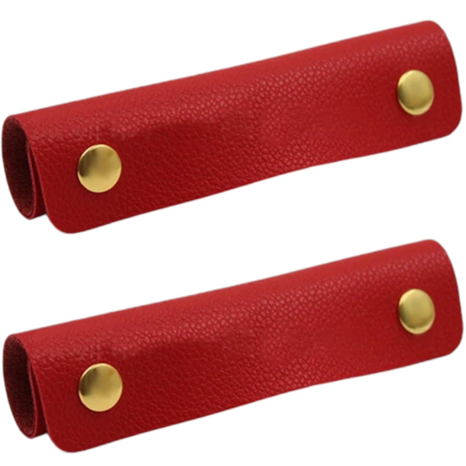 【送料無料】ハンドルカバー 革 2枚セット バッグ持ち手 カバー 滑り止めグリップ付き トートバッグ用 メンズ レディース フリーサイズ PUレザー [並行輸入...