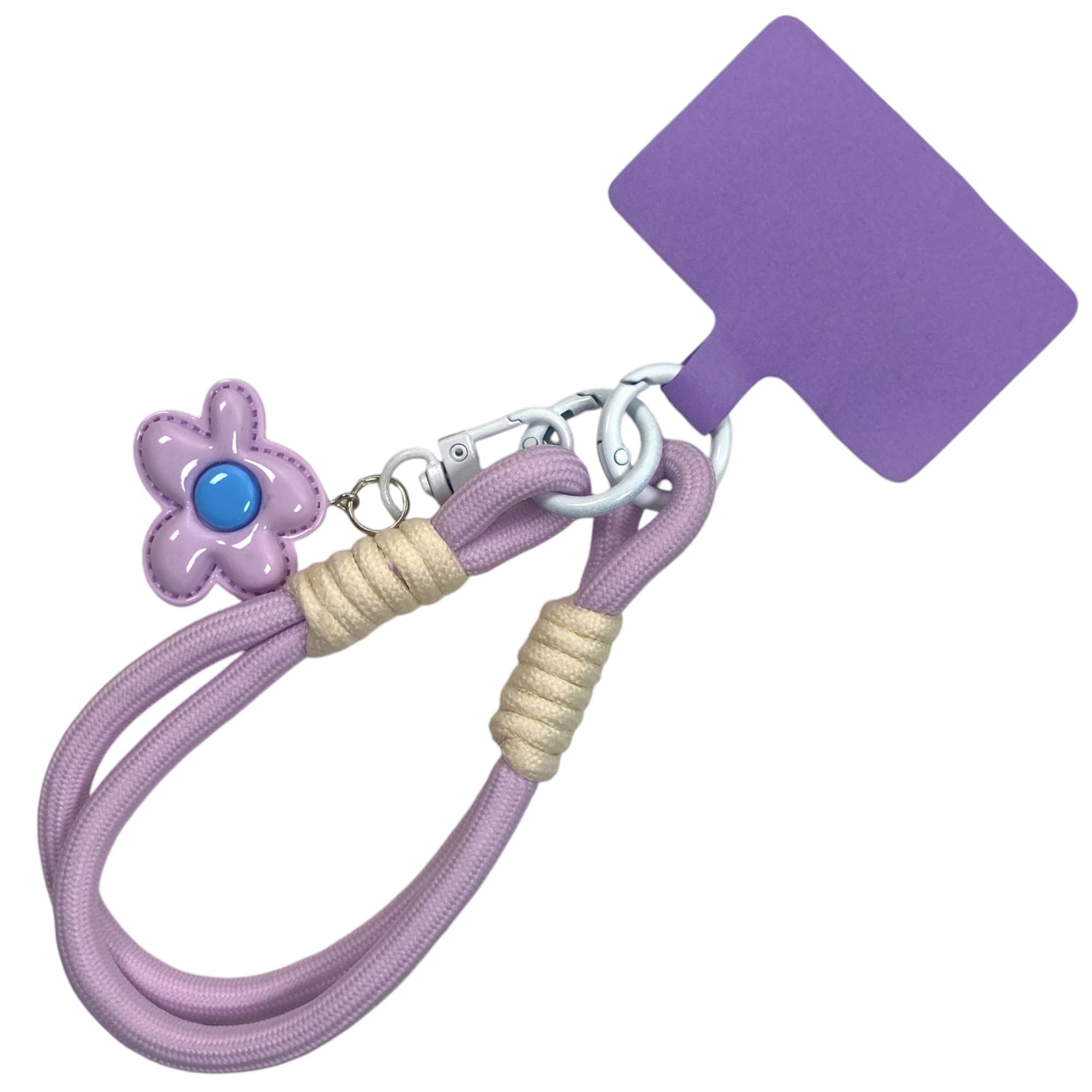 【送料無料】[GrandslamEX] フラワー パステル ハンドストラップ スマホ カスタム シンプル アウトドア..