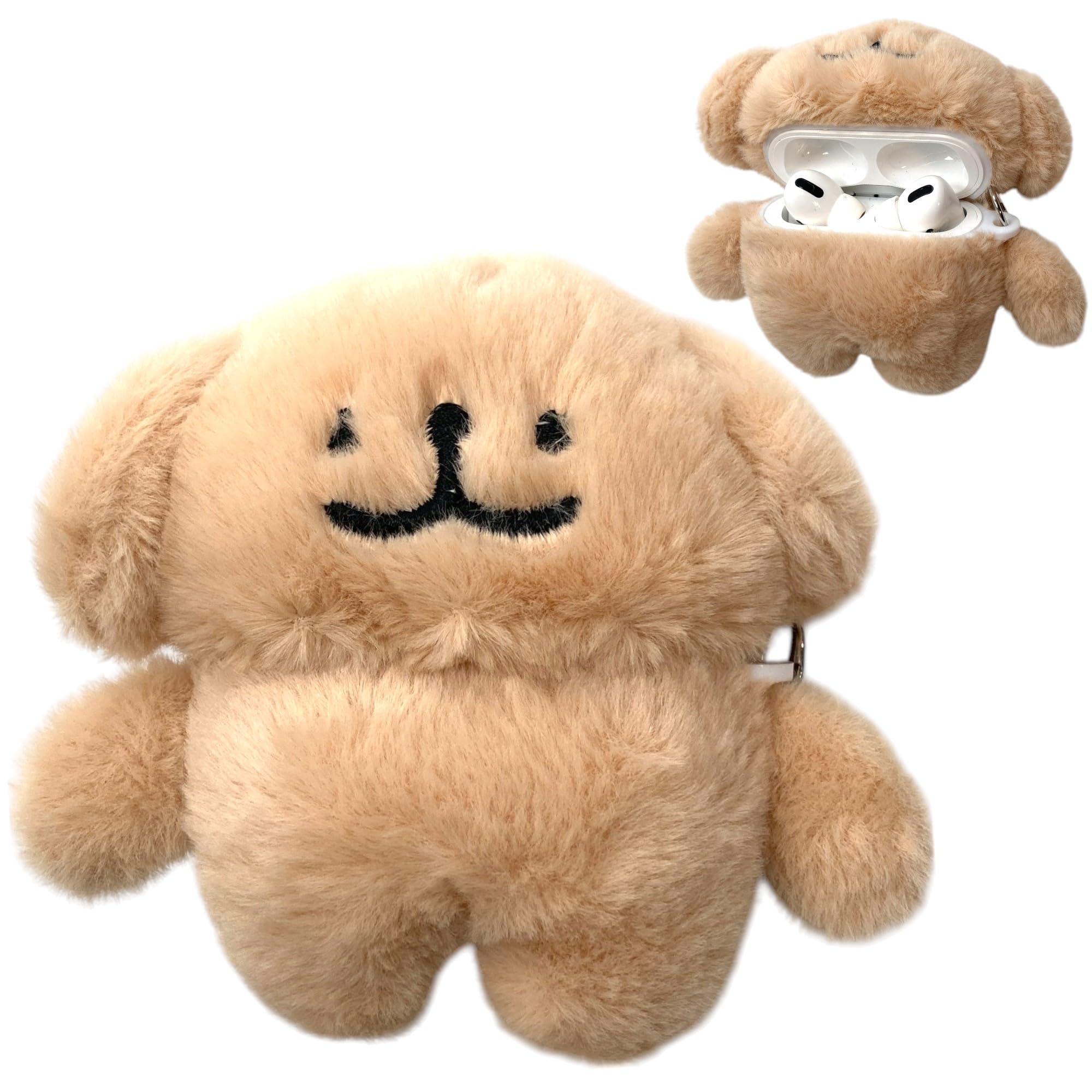 【送料無料】かわいい モコモコ 犬 ぬいぐるみ ケース Airpods pro ケース おしゃれ 韓国 Airpods pro2..