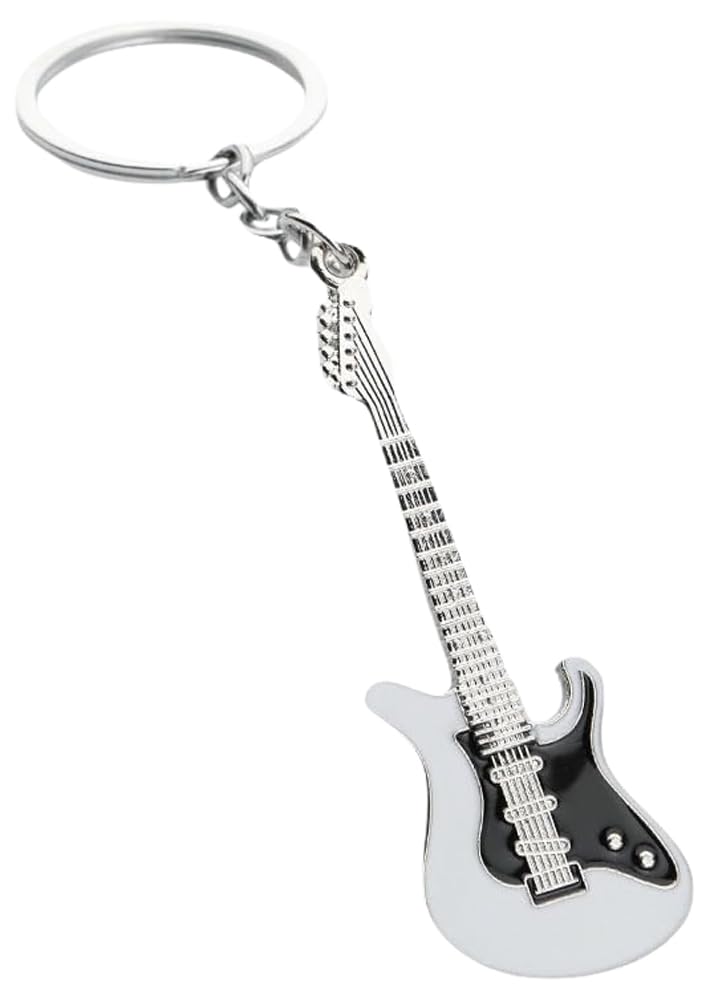 【送料無料】[カロカック] ギターキーホルダー かわいい ミニ ギター ベース キーホルダー キーリング ..