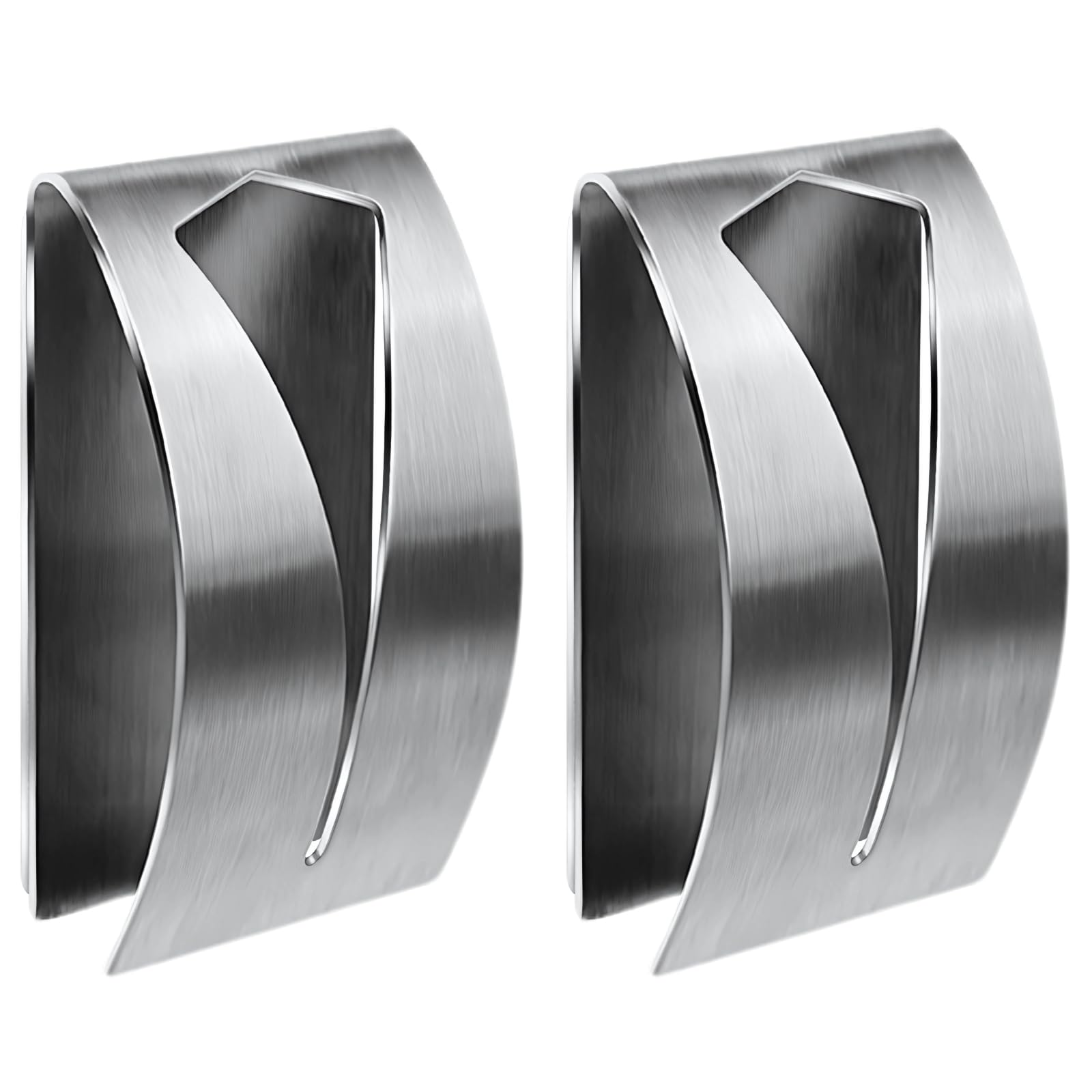 【送料無料】MagZen タオルホルダー 2個セット ステンレス製 タオルクリップ 強力粘着 取付簡単 タオル..