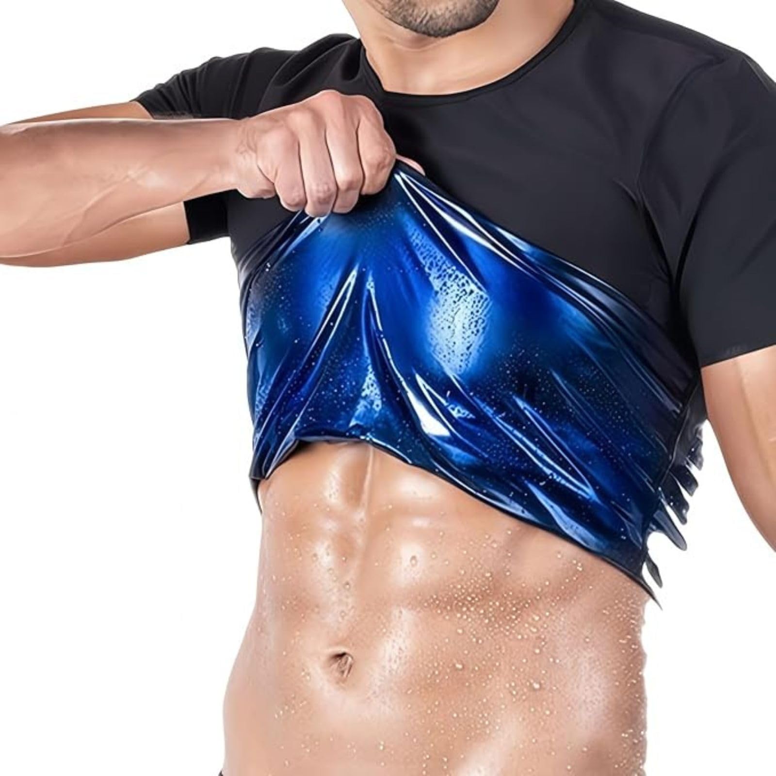 【送料無料】[グロフィン] [GLOFIN] サウナスーツ メンズ シャツ 半袖 発汗 Tシャツ インナー 引き締め..