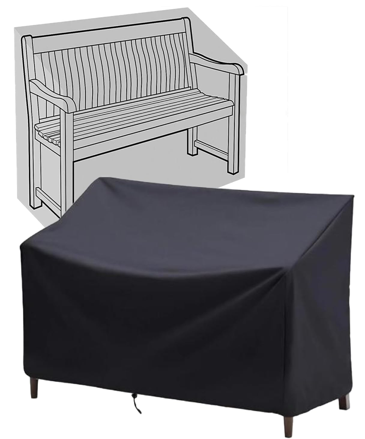 【送料無料】S.fields.inc パティオチェアカバー 屋外 ガーデンチェア収納 椅子 防水 ナイロン バルコ..