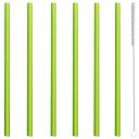 【送料無料】Stanley (スタンレー) 交換用ストロー 40オンス 30オンス タンブラー用 再利用可能ロング クリア プラスチックストロー6本 & クリー...