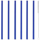 【送料無料】Stanley (スタンレー) 交換用ストロー 40オンス 30オンス タンブラー用 再利用可能ロング クリア プラスチックストロー6本 & クリー...